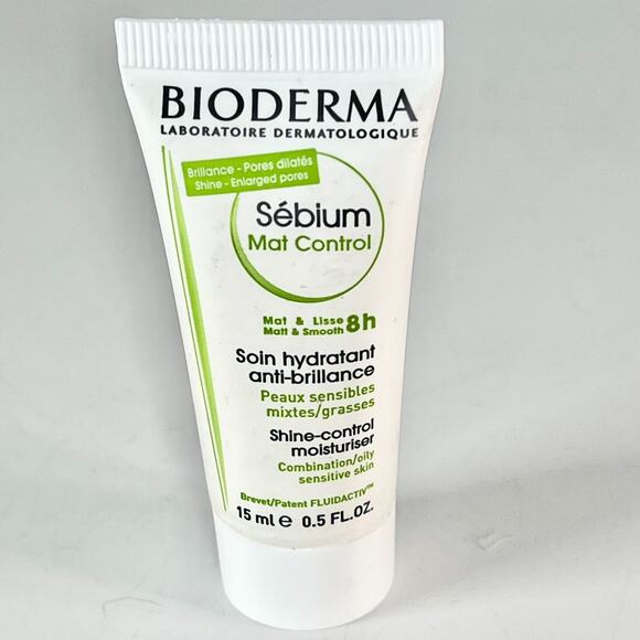 Bioderma Sebium Mat Shine Control Cream Moisturizer Matte Travel .5 oz 15ml New - Picture 1 of 5